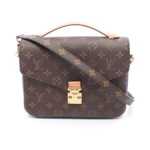 Louis Vuitton Metis Handbag Canvas Leather Monogram Brown